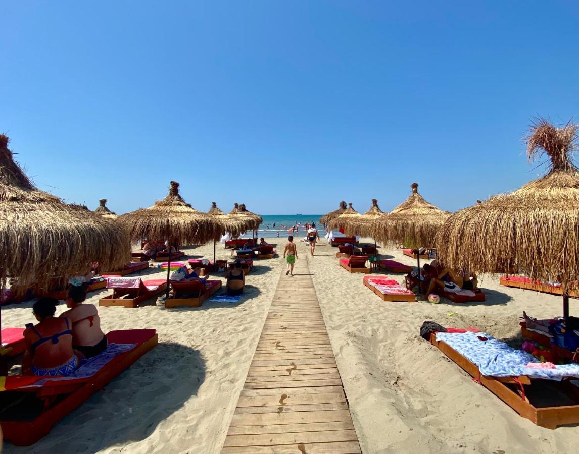 Sunset Sea View - Beachfront Balcony - Ac - Wifi Durrës 외부 사진