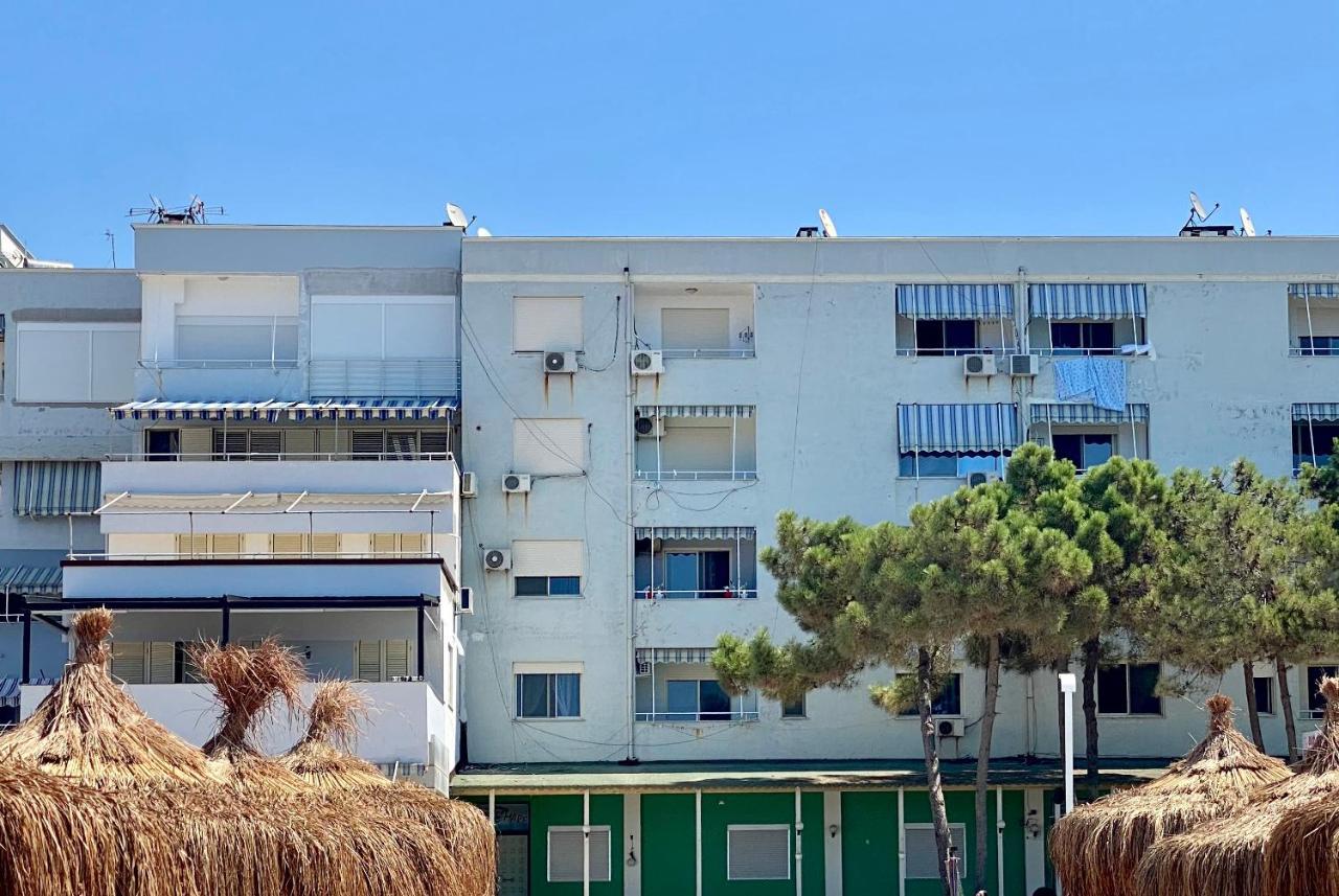 Sunset Sea View - Beachfront Balcony - Ac - Wifi Durrës 외부 사진