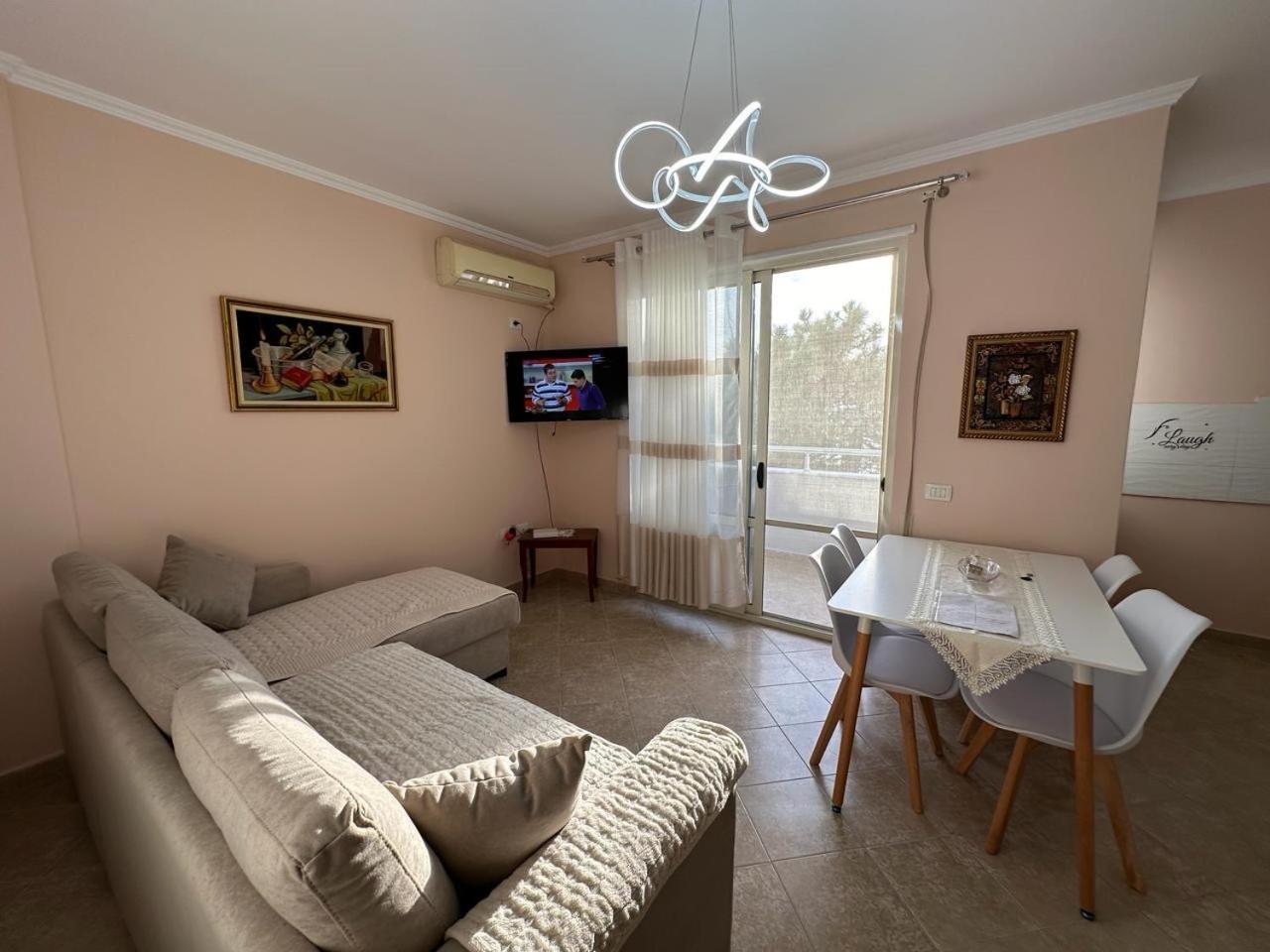 Sunset Sea View - Beachfront Balcony - Ac - Wifi Durrës 외부 사진